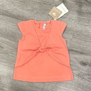 Mayoral Peach Tie-Front Tank Top